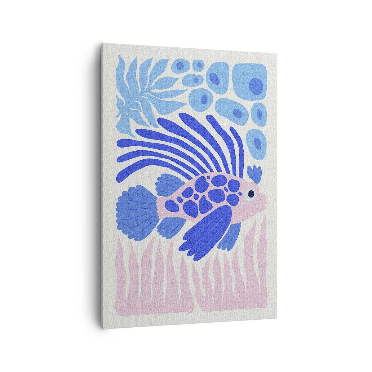 Cuadro sobre lienzo - Impresión de Imagen - En su mundo - 70x100 cm