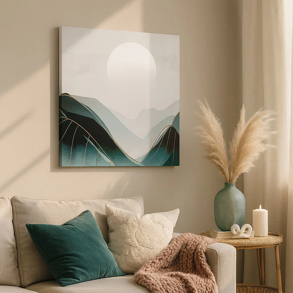 Cuadro sobre lienzo - Impresión de Imagen - Con toda la majestuosidad - 30x30 cm