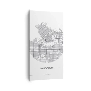 Cuadro sobre lienzo - Impresión de Imagen - Anatomía de Vancouver - 65x120 cm