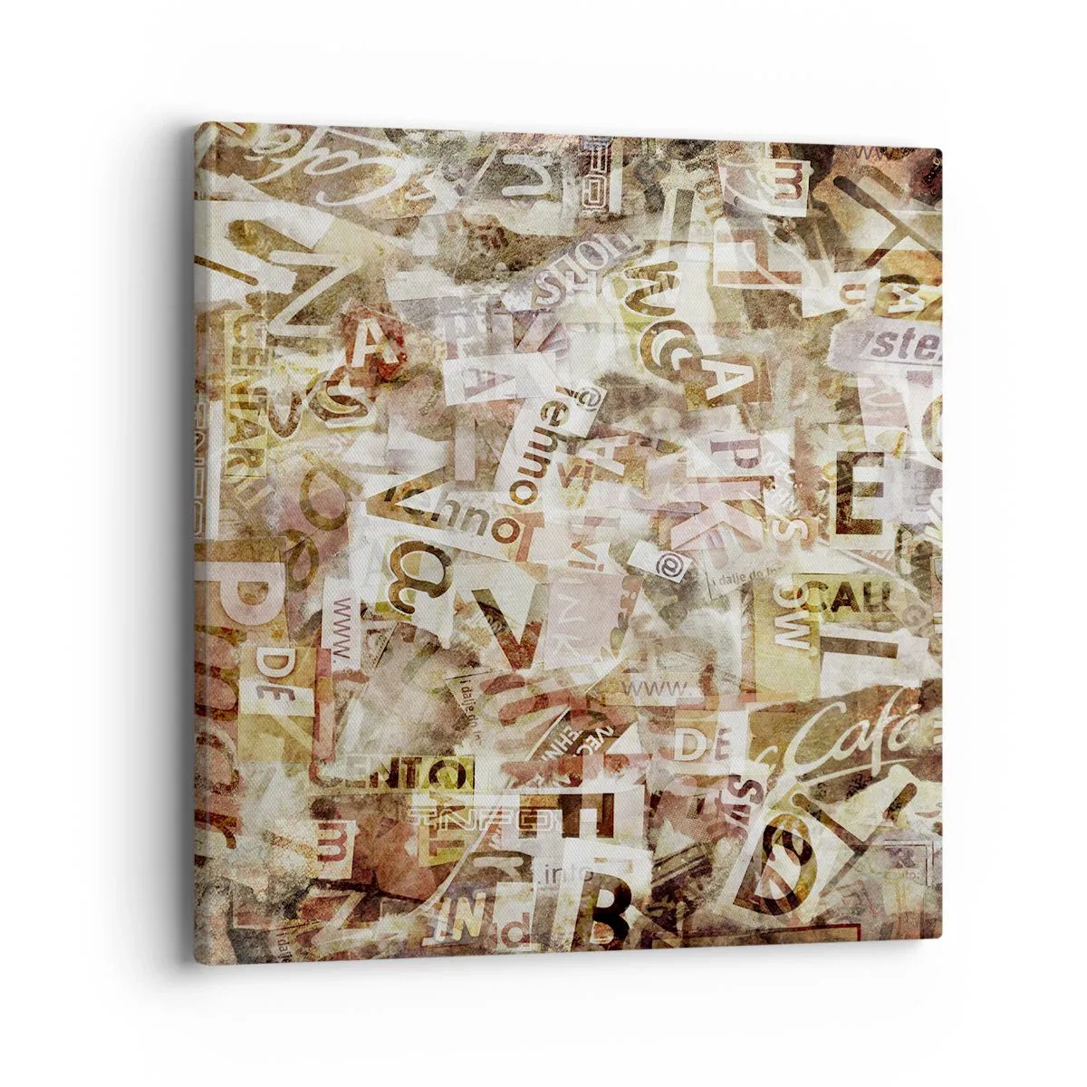 Cuadro sobre lienzo - Impresión de Imagen - Unificando el lenguaje - 40x40 cm