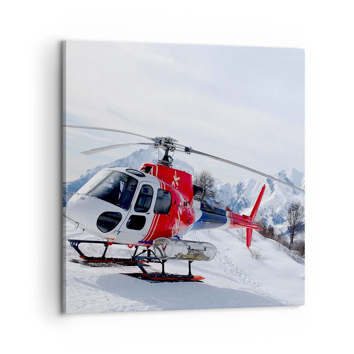 Cuadro sobre lienzo - Impresión de Imagen - Siempre listo - 60x60 cm