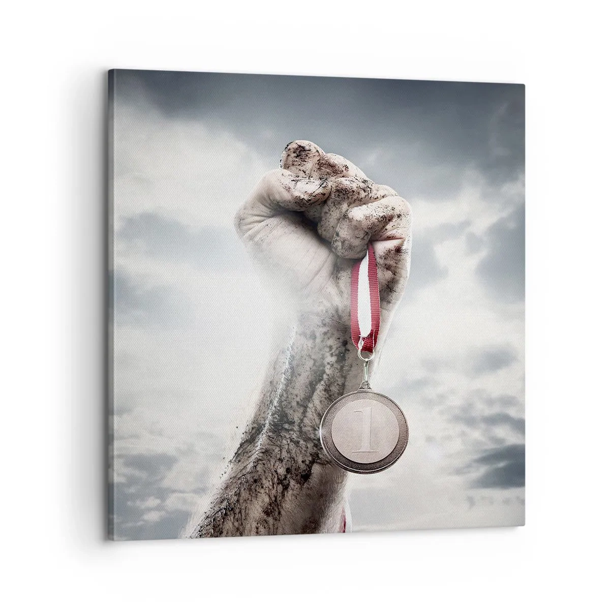 Cuadro sobre lienzo - Impresión de Imagen - Per aspera ad astra - 60x60 cm