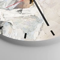 Esfera sin numeración, con rayas