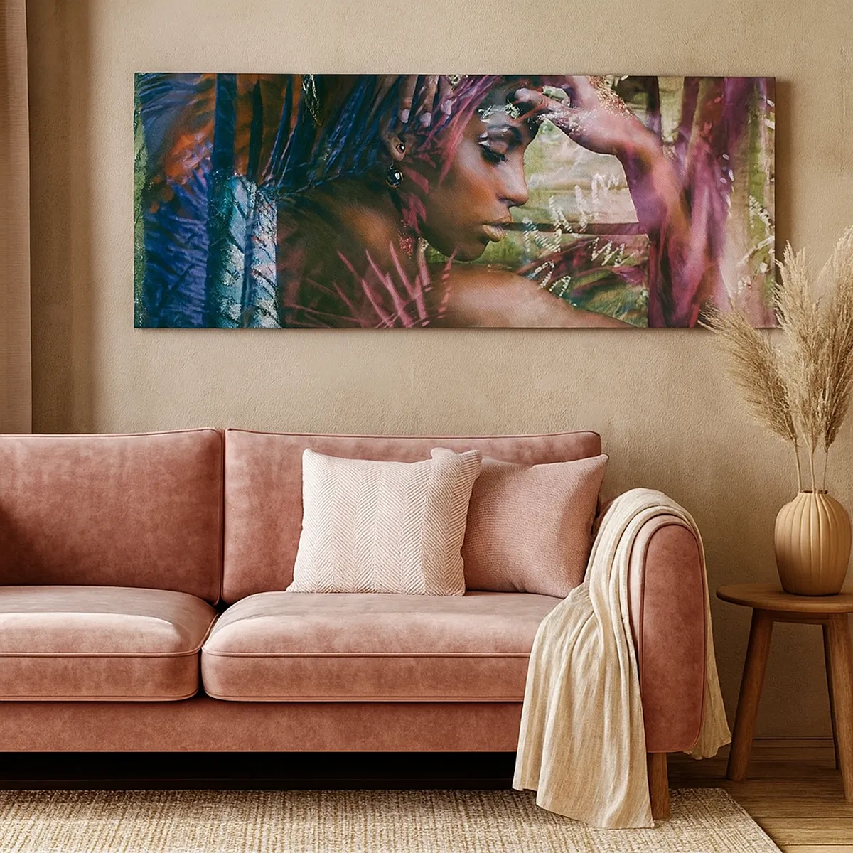 Cuadro sobre lienzo - Impresión de Imagen - La madre naturaleza en la selva - 30x30 cm