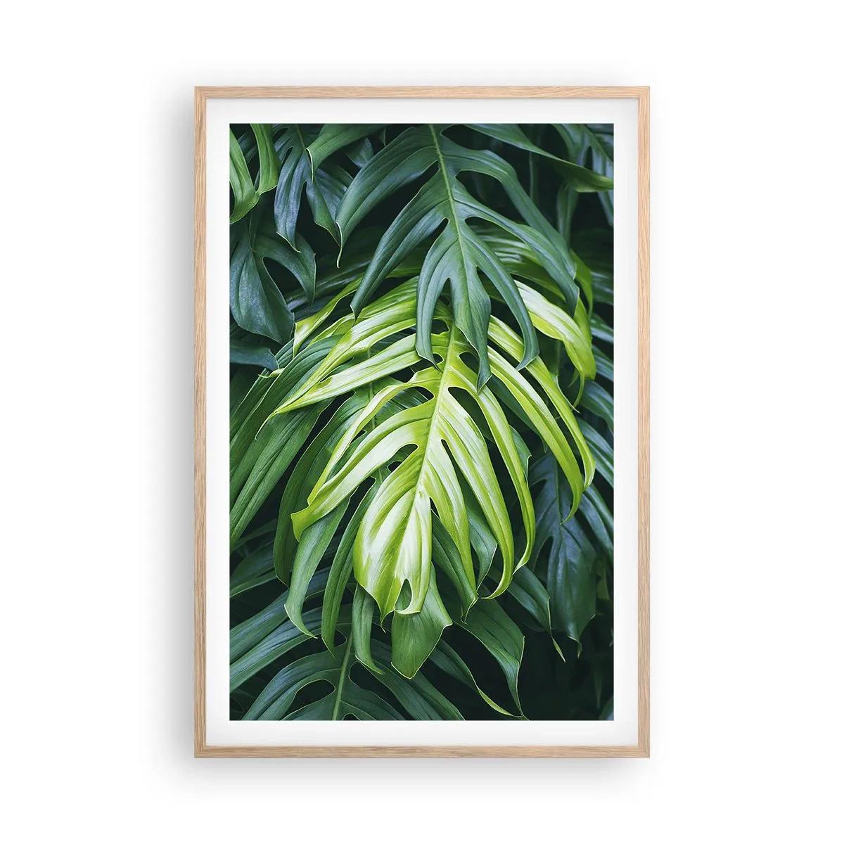 Póster en marco roble claro - Sumérjase en la frescura - 61x91 cm