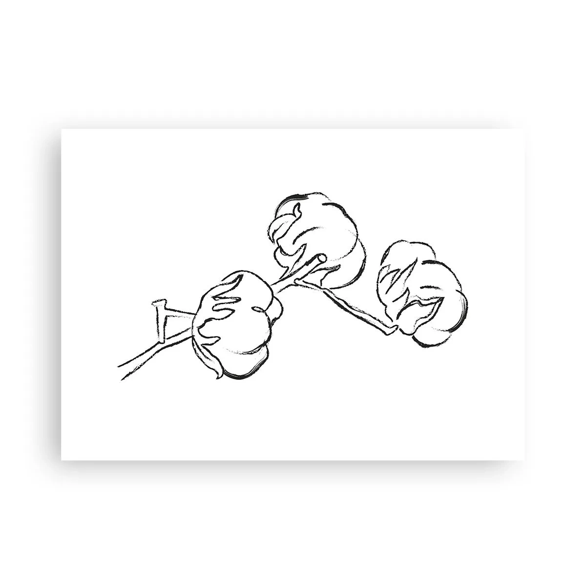 Póster - Plumón de algodón - 70x50 cm