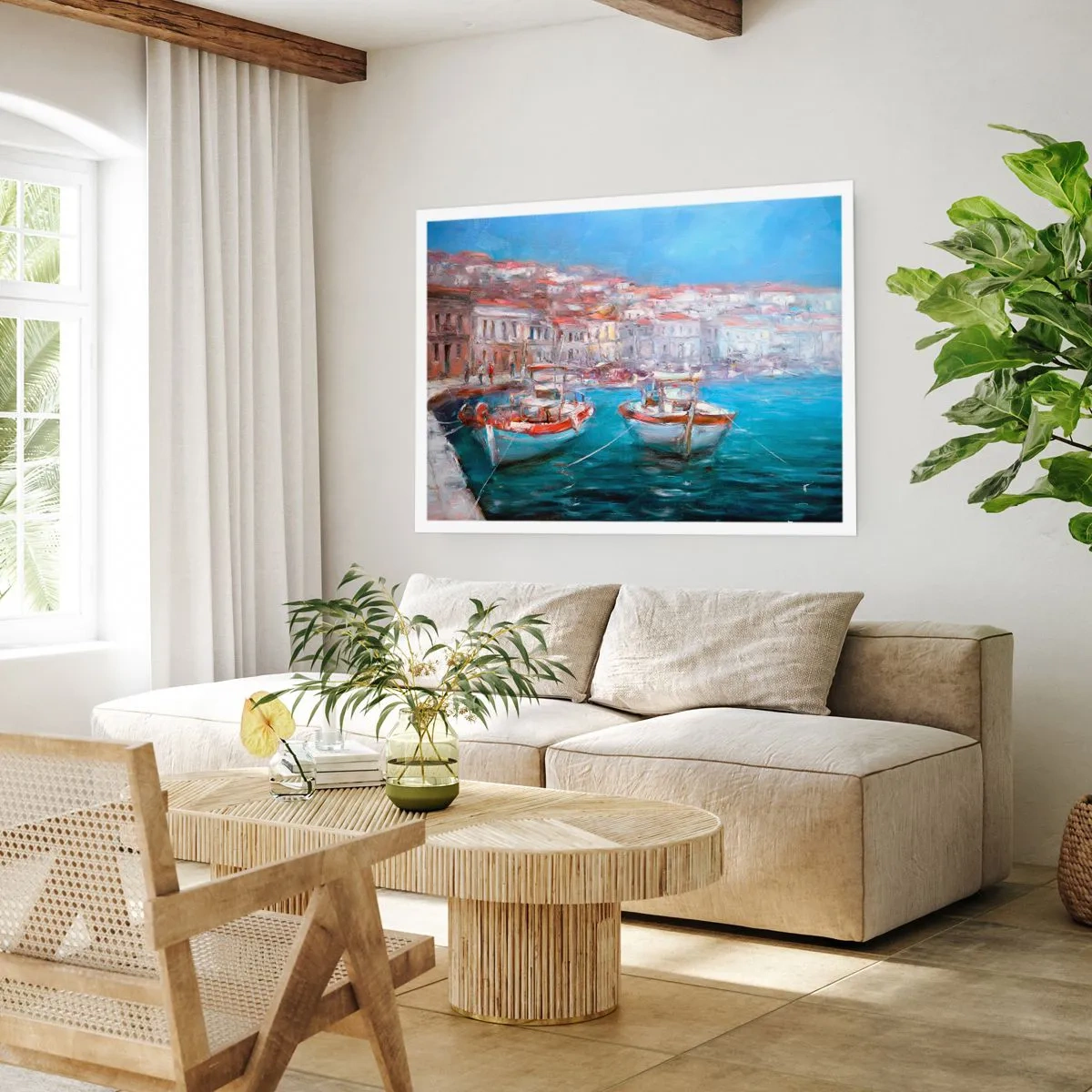 Póster - Bahía italiana - 50x40 cm