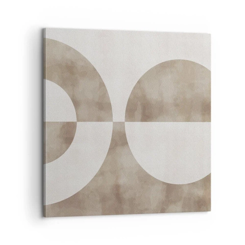 Cuadro sobre lienzo - Impresión de Imagen - Similitudes y diferencias - 60x60 cm