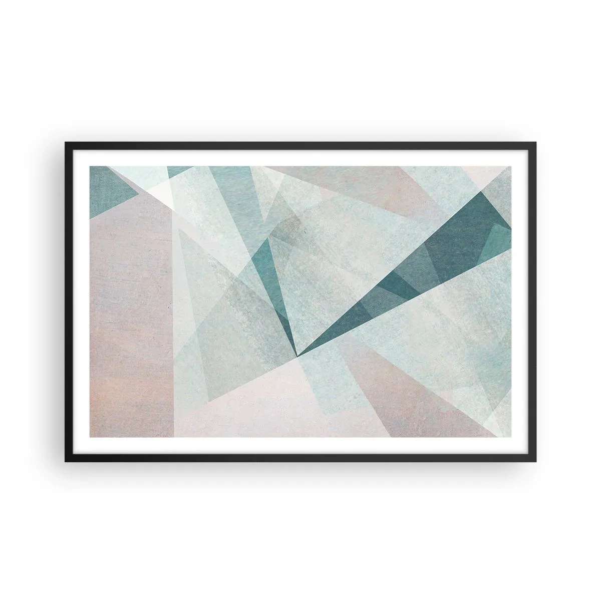 Póster en marco negro - Tranquilo pero dinámico - 91x61 cm