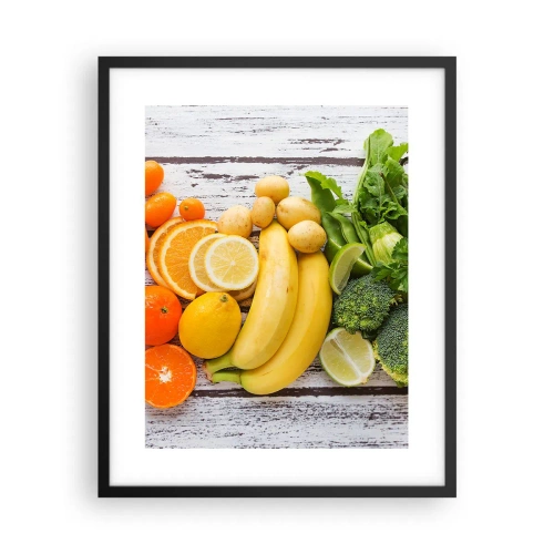 Póster en marco negro - ¿No es suficiente? - 40x50 cm