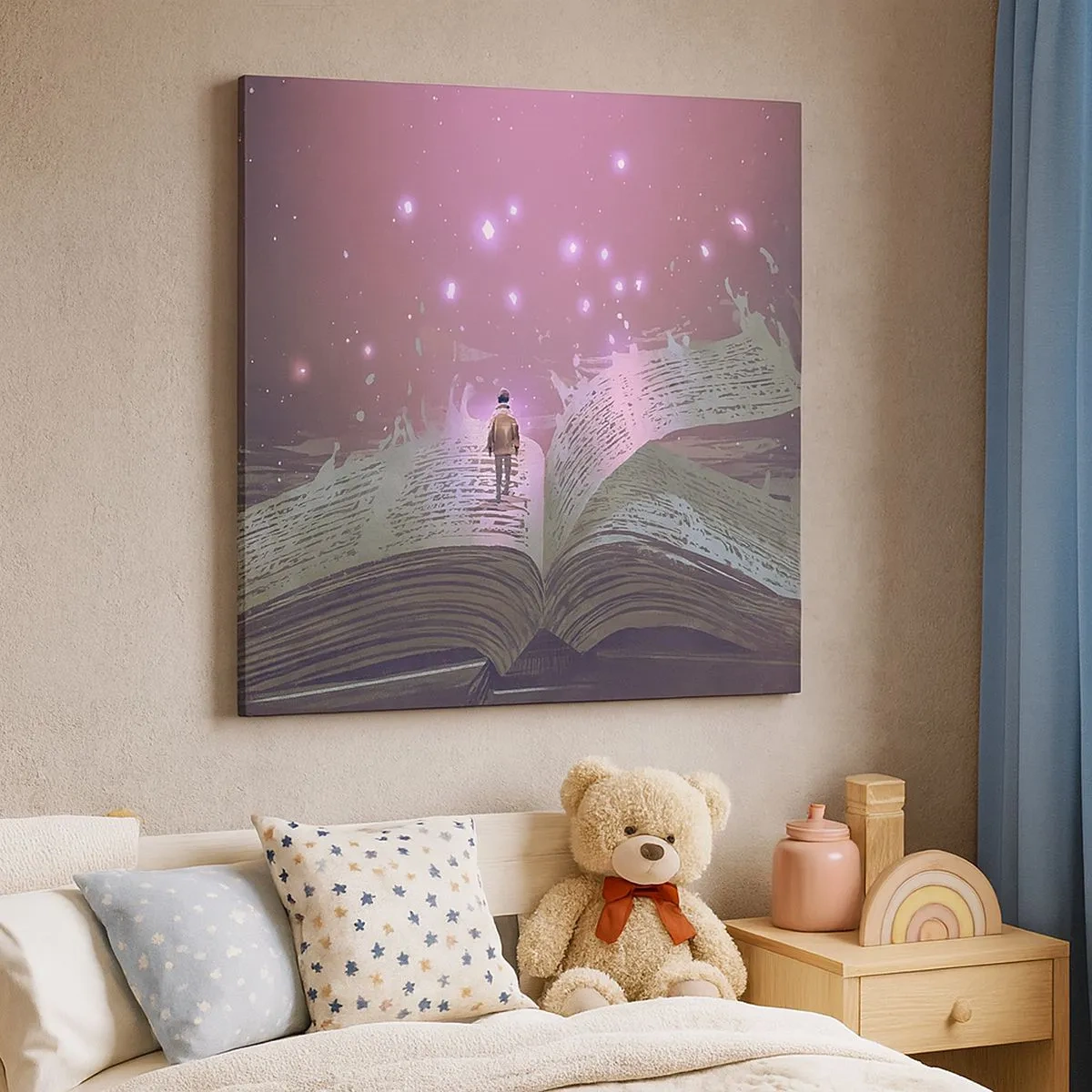 Cuadro sobre lienzo - Impresión de Imagen - Una invitación a otro mundo - 30x30 cm