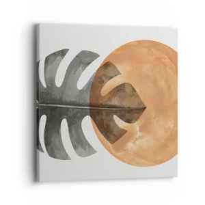 Cuadro sobre lienzo - Impresión de Imagen - Siempre el sol - 40x40 cm