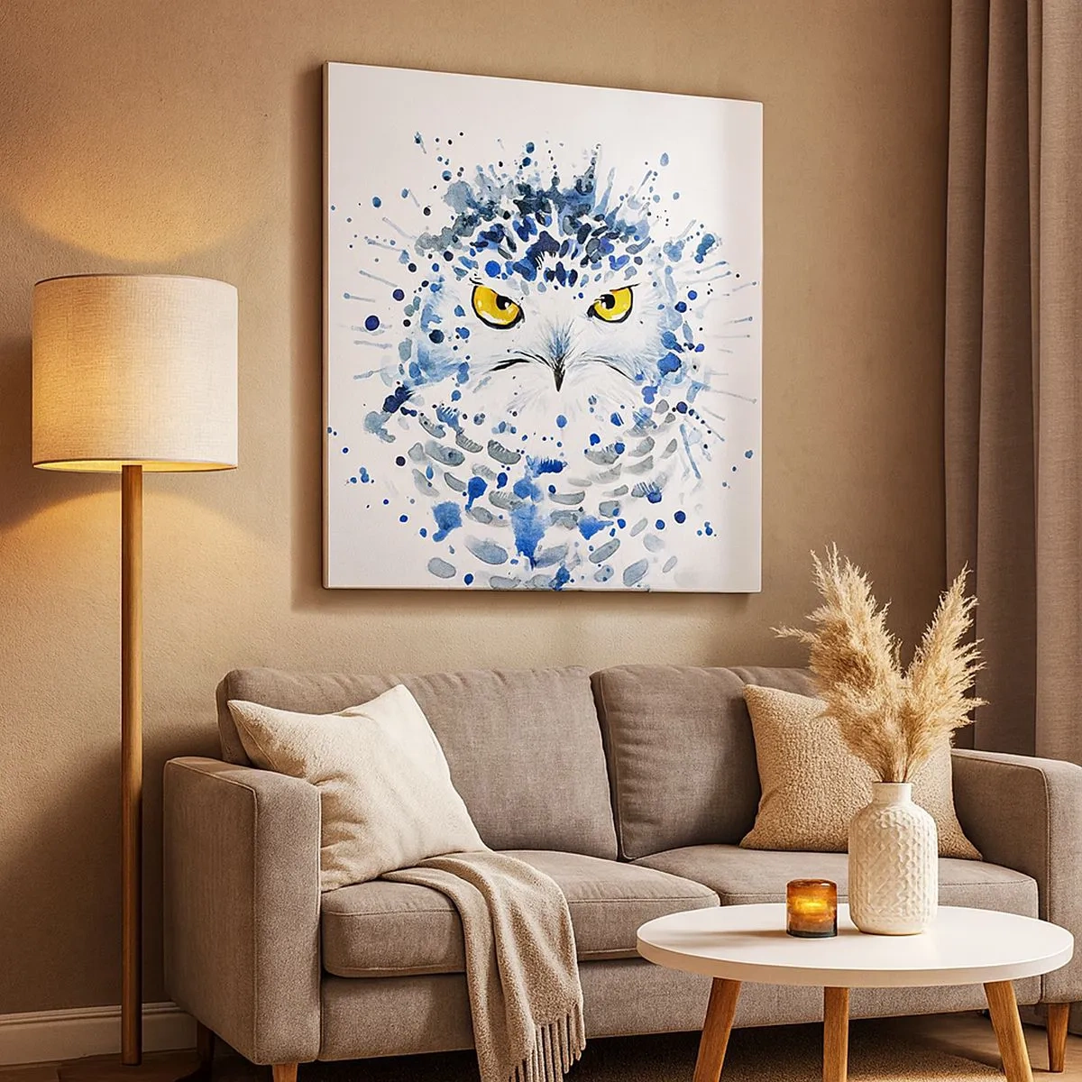 Cuadro sobre lienzo - Impresión de Imagen - Directo a los ojos - 30x30 cm