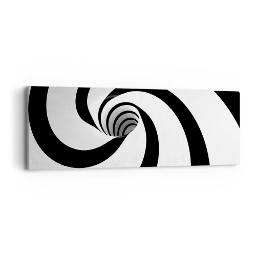 Cuadro sobre lienzo - Impresión de Imagen - ¿Ceder al torbellino? - 90x30 cm