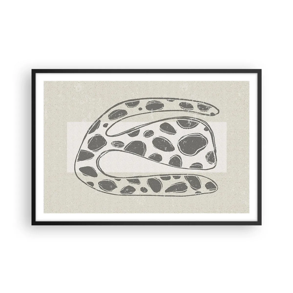 Póster en marco negro - Una criatura extraña - 91x61 cm