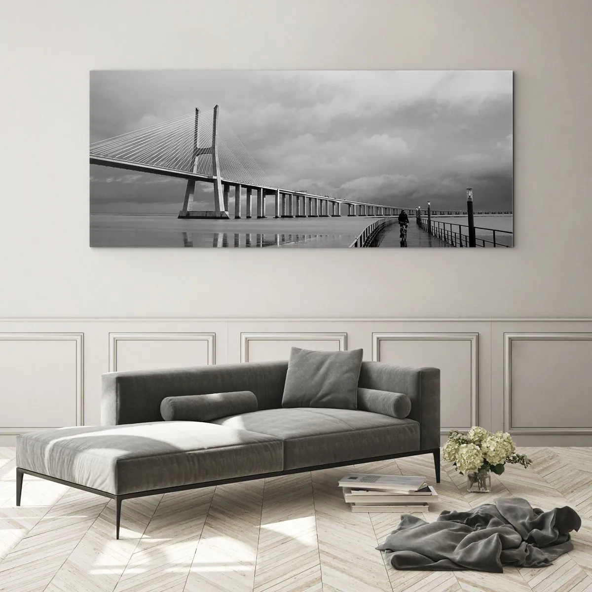 Cuadro sobre vidrio - Impresiones sobre Vidrio - A cada uno lo suyo - 100x40 cm
