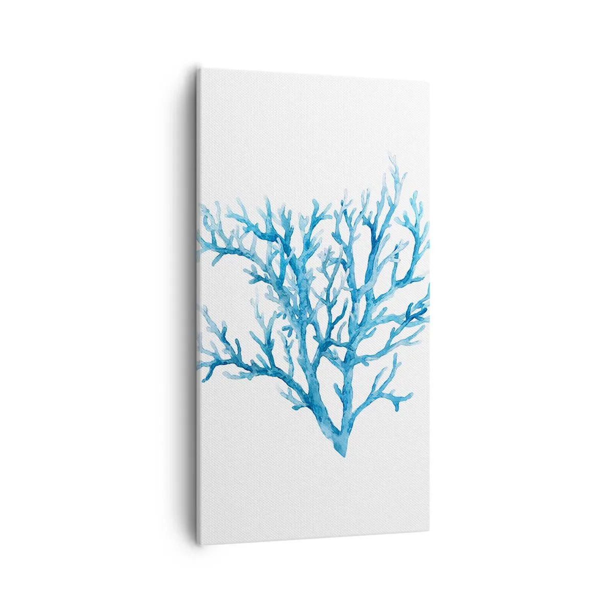 Cuadro sobre lienzo - Impresión de Imagen - Filigrana marina - 55x100 cm