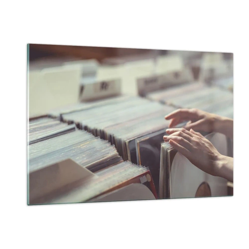 Cuadro sobre vidrio - Impresiones sobre Vidrio - En busca de emociones - 120x80cm - En busca de emociones - Decoración de pared moderna para salón y dormitorio ARTTOR