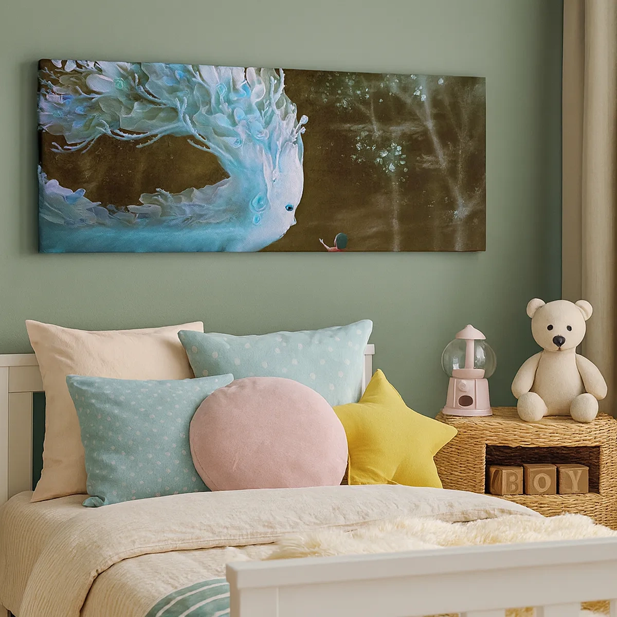 Cuadro sobre lienzo - Impresión de Imagen - Una reunión fantástica - 30x30 cm