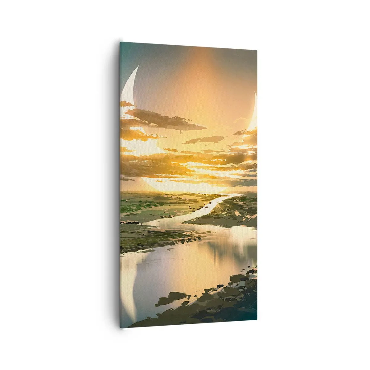 Cuadro sobre lienzo - Impresión de Imagen - En algún lugar de una galaxia muy, muy lejana - 65x120 cm