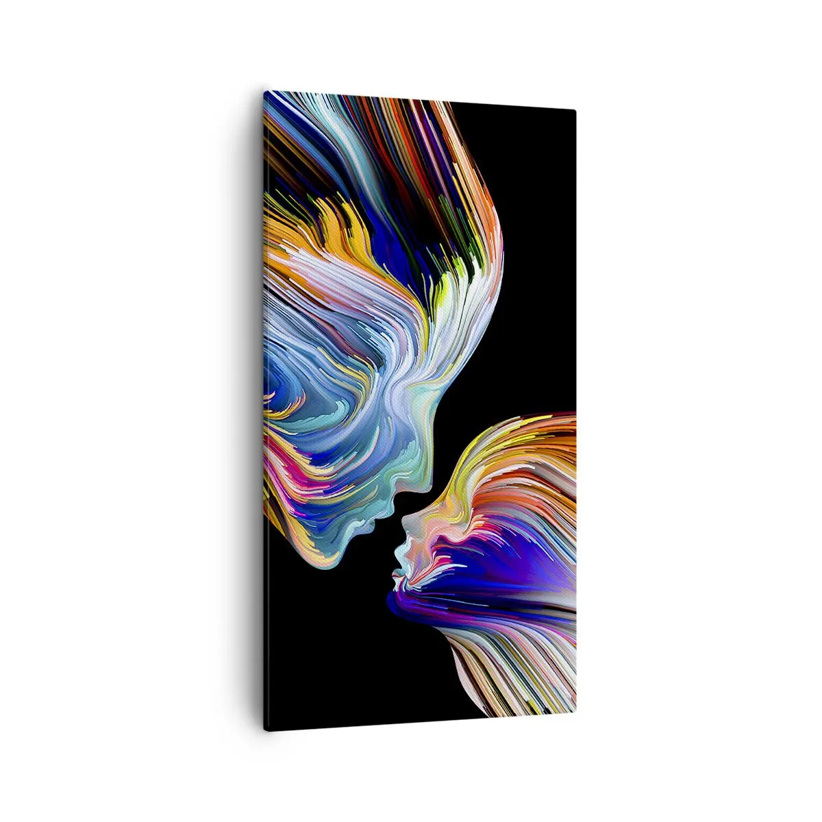 Cuadro sobre lienzo - Impresión de Imagen - Una fusión de energía y luz - 55x100 cm