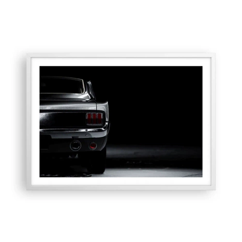 Póster en marco blanco - El encanto de los clásicos - 70x50 cm