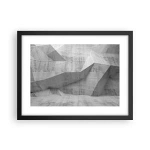 Póster en marco negro - Un verdadero desafío - 40x30 cm