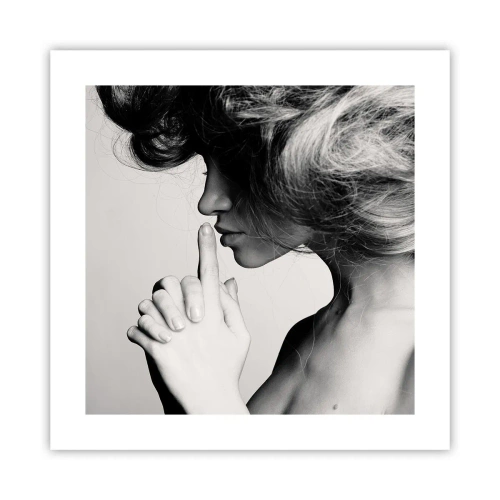 Póster - Escucharme a mí misma - 40x40 cm