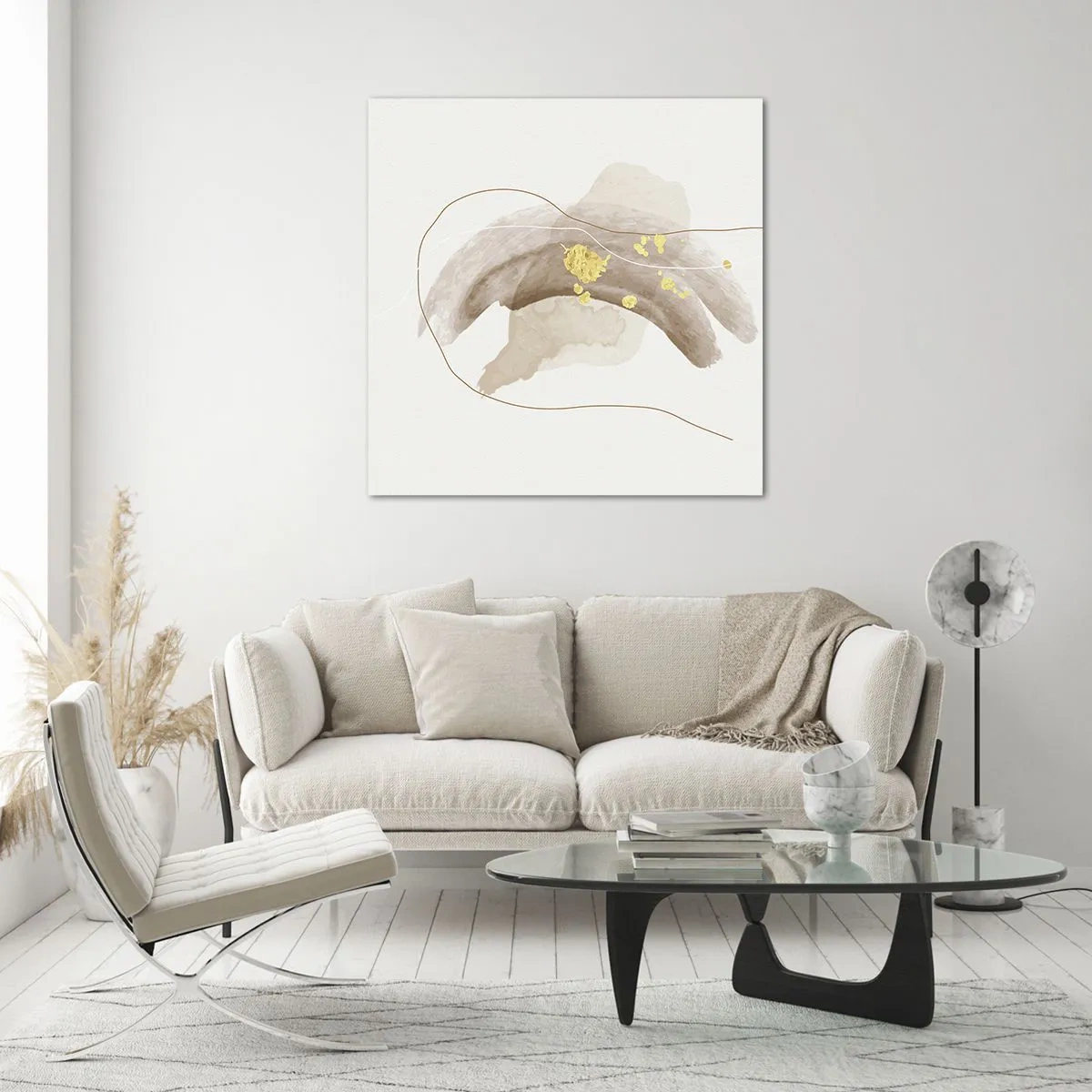 Cuadro sobre vidrio - Impresiones sobre Vidrio - Encontrado en el espacio - 40x40 cm