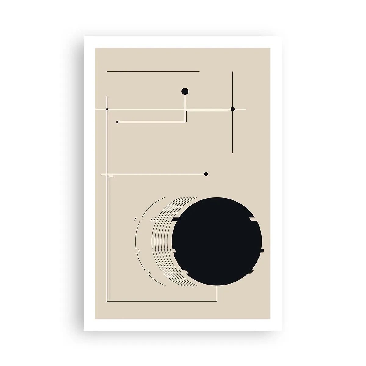 Póster - Composición elástica y dinámica - 61x91 cm