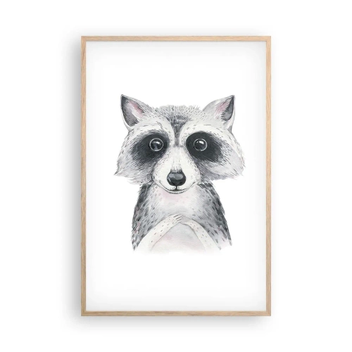 Póster en marco roble claro - Un momento para la emoción - 61x91 cm