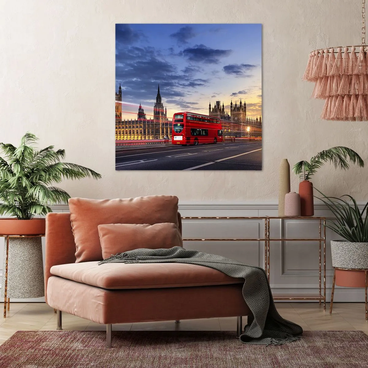 Cuadro sobre lienzo - Impresión de Imagen - Lo más característico - 40x40 cm