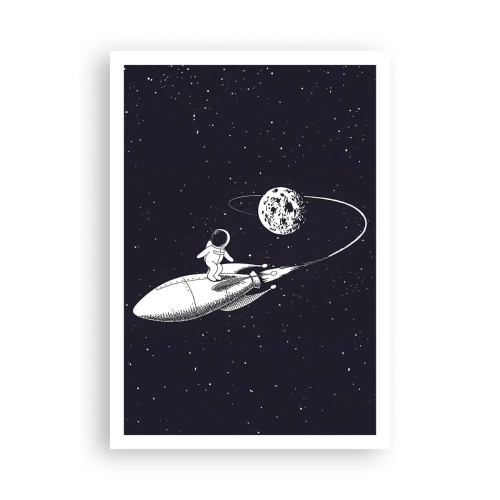Póster - Surfista espacial - 70x100 cm