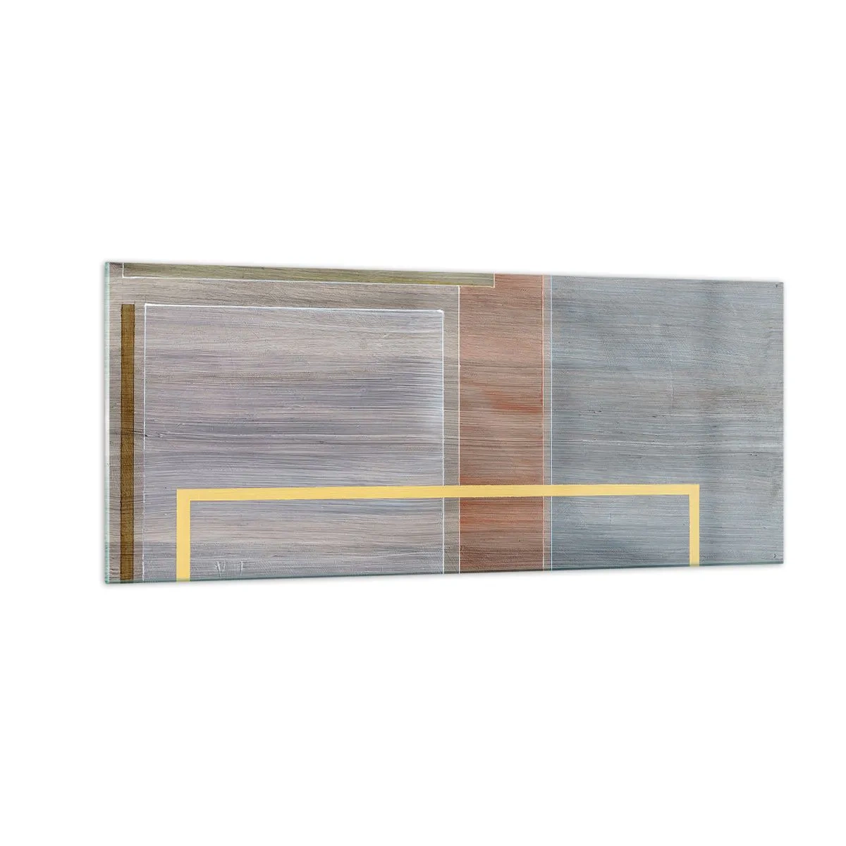 Cuadro sobre vidrio - Impresiones sobre Vidrio - Recto y tranquilo - 100x40 cm