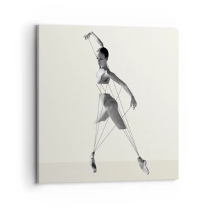 Cuadro sobre lienzo - Impresión de Imagen - Títere de sí misma - 70x70 cm