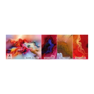Muestra De Fotomural Standard Eco - Cómo atrapar los sueños: el humo - Abstracción, Pedazo, Acrílico - 100x30 cm