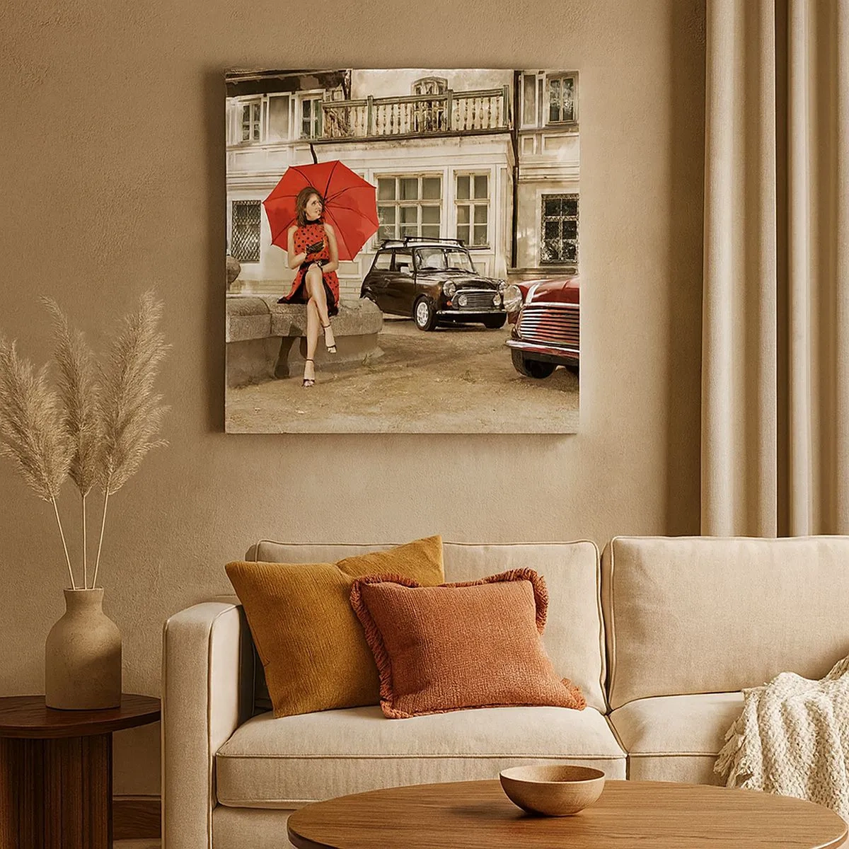 Cuadro sobre lienzo - Impresión de Imagen - Un mini viaje sentimental - 30x30 cm