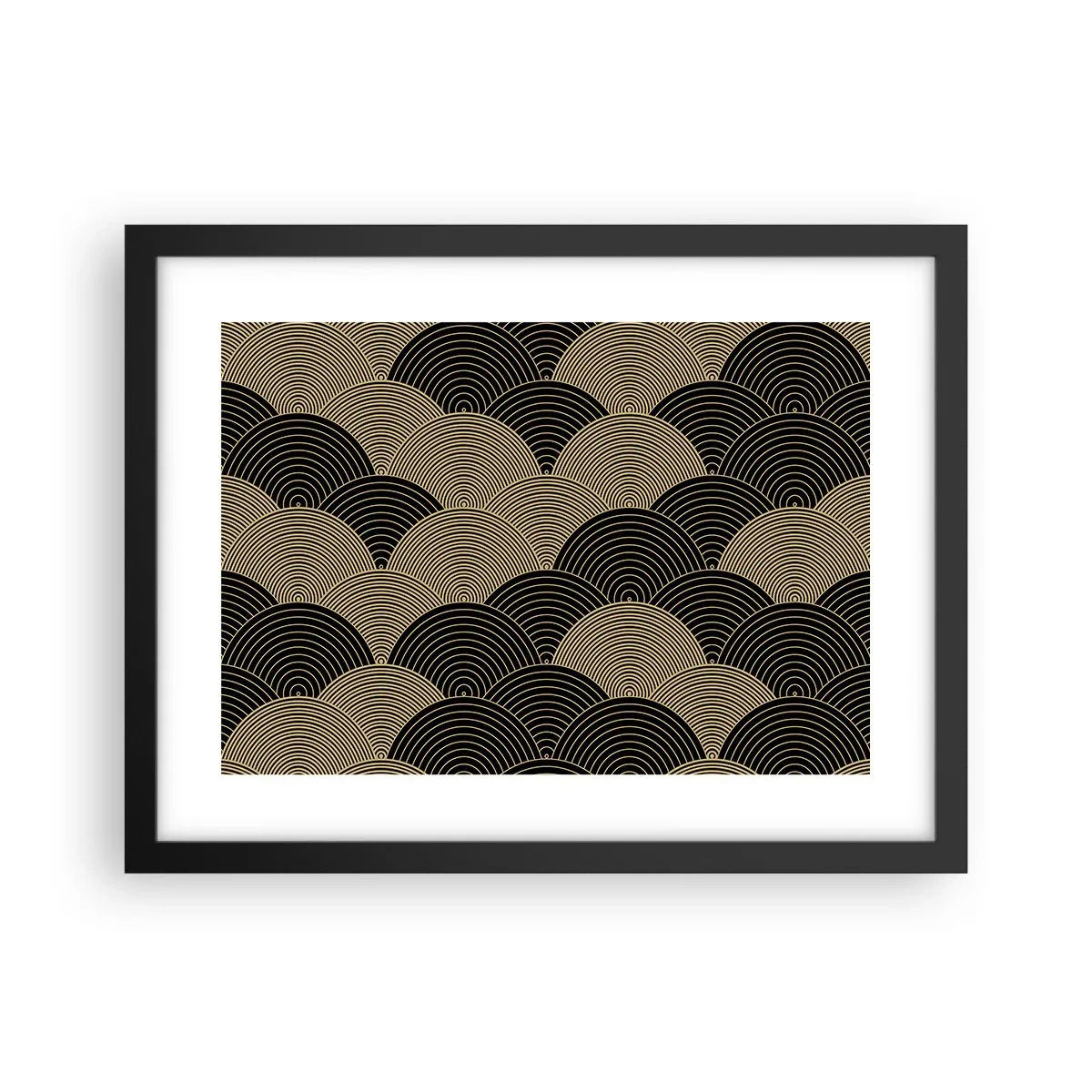 Póster en marco negro - Multiplicación de la unidad - 40x30 cm