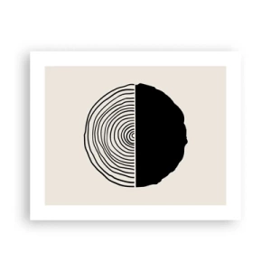 Póster - Mitad y mitad - 50x40 cm