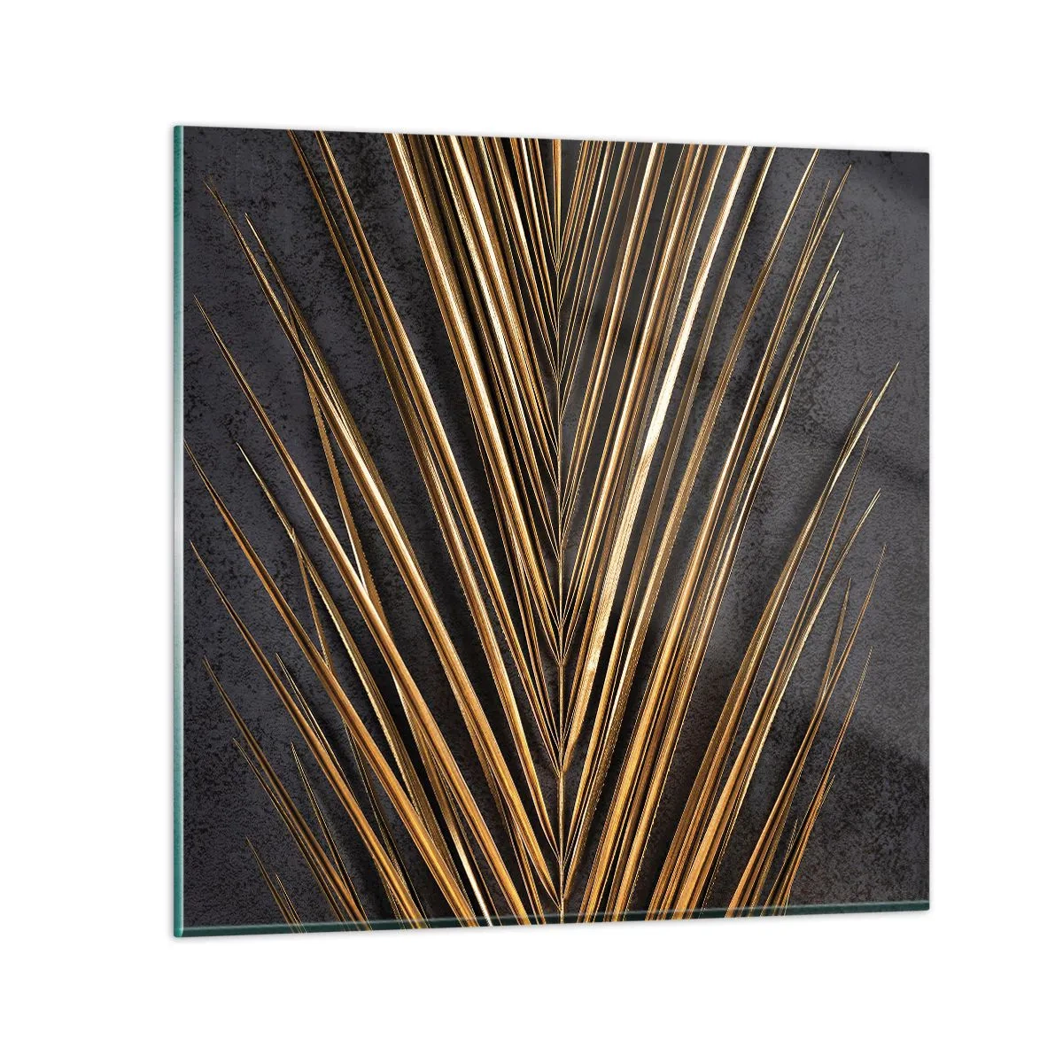 Cuadro sobre vidrio - Impresiones sobre Vidrio - El oro de los trópicos - 60x60 cm