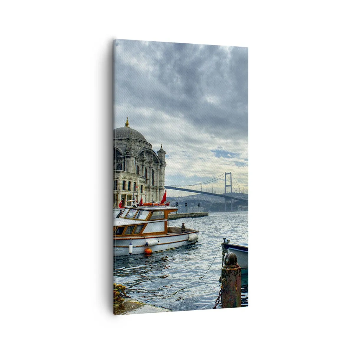 Cuadro sobre lienzo - Impresión de Imagen - En el límite del mundo - 55x100 cm