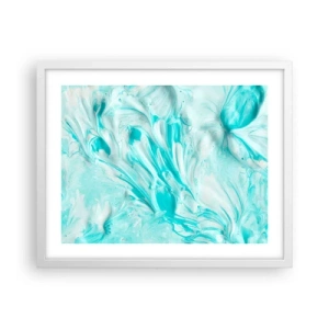 Póster en marco blanco - Juntos para siempre - 50x40 cm