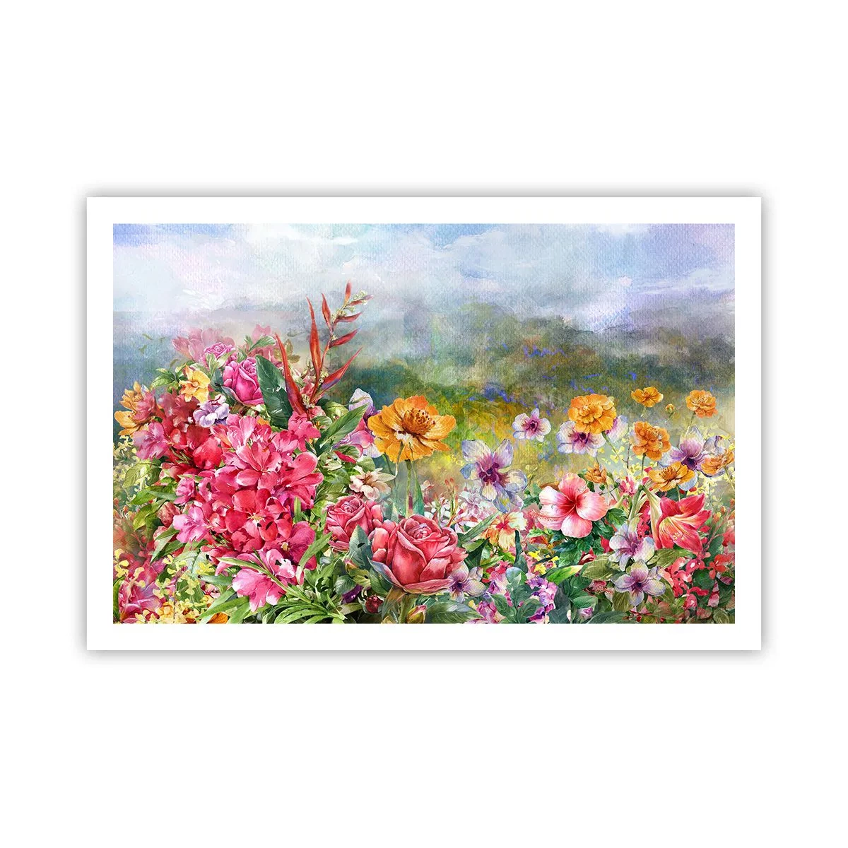 Póster - Un jardín enloquecido - 91x61 cm
