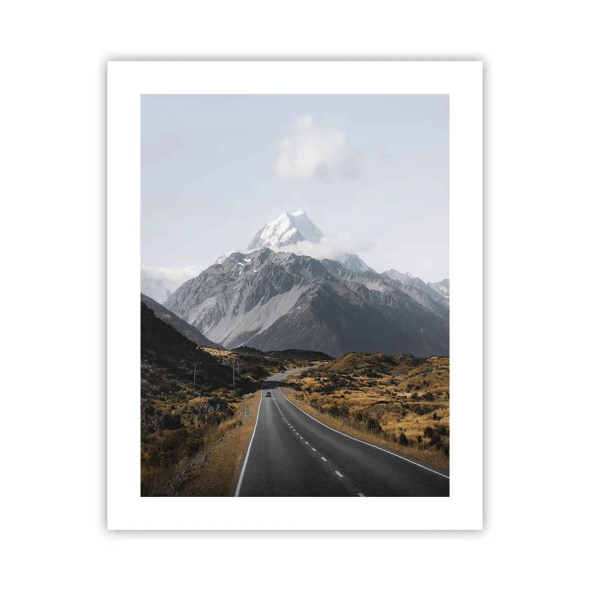 Póster - El camino al corazón de las montañas - 40x50 cm