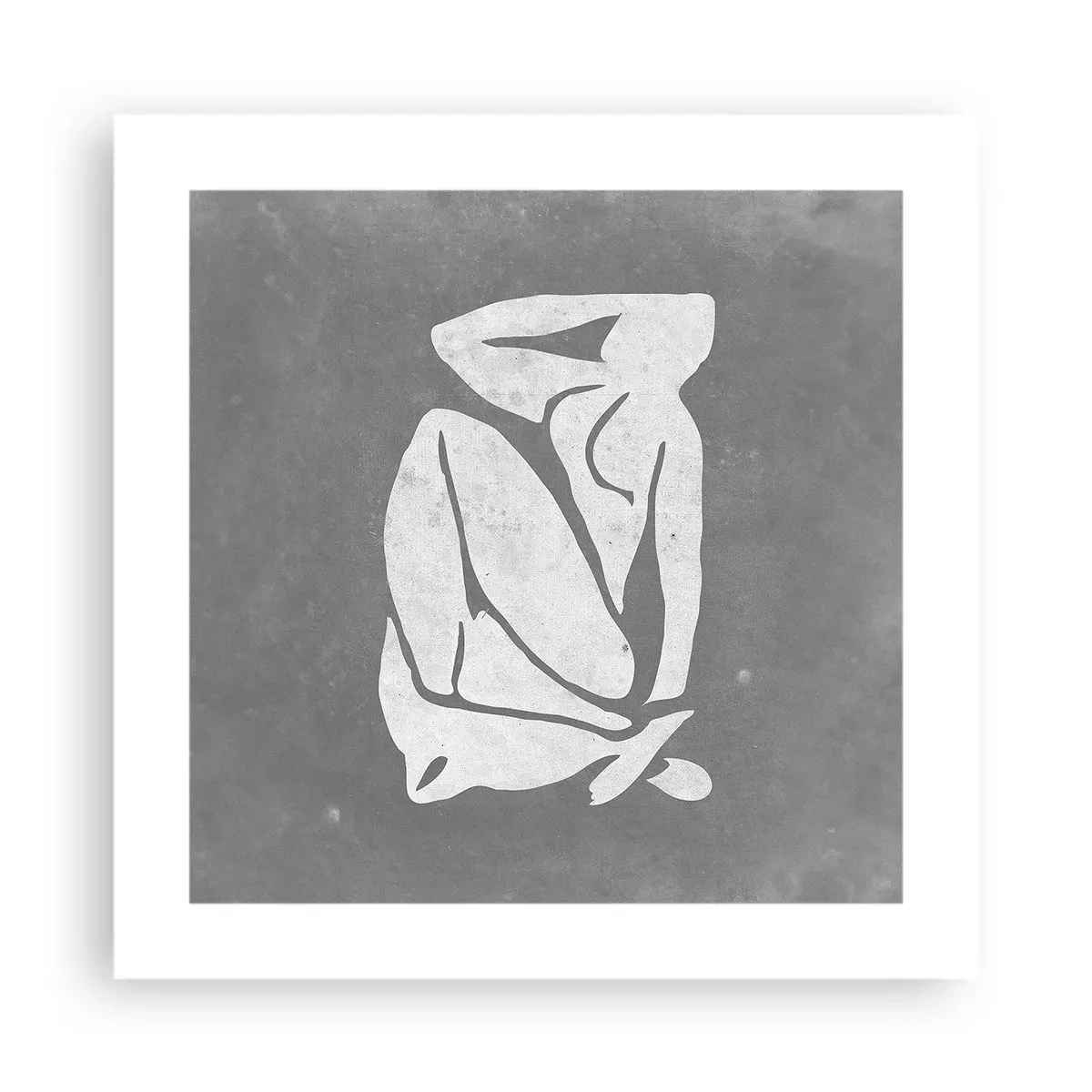 Póster - En sus pensamientos - 40x40 cm