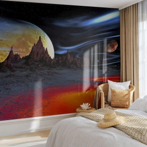 Fotomural personalizado Autoadhesivo Deluxe Sticker - Mundo desconocido - Abstracción, Cosmos, 3D