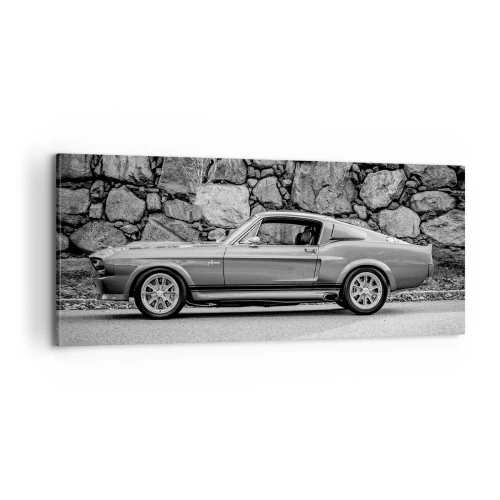 Cuadro sobre lienzo - Impresión de Imagen - Una leyenda de los años 60 - 100x40 cm