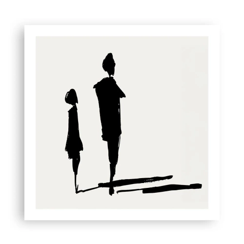 Póster - ¿Seguro que juntos? - 60x60 cm