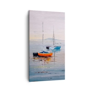 Cuadro sobre lienzo - Impresión de Imagen - Un más que merecido descanso - 45x80 cm