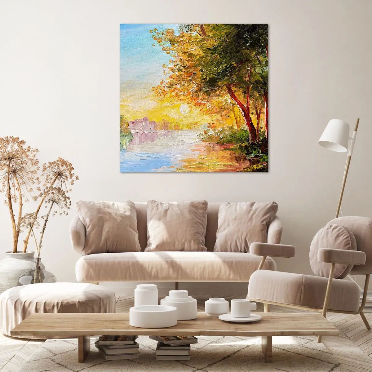 Cuadro sobre lienzo - Impresión de Imagen - Ensueño - 60x60 cm